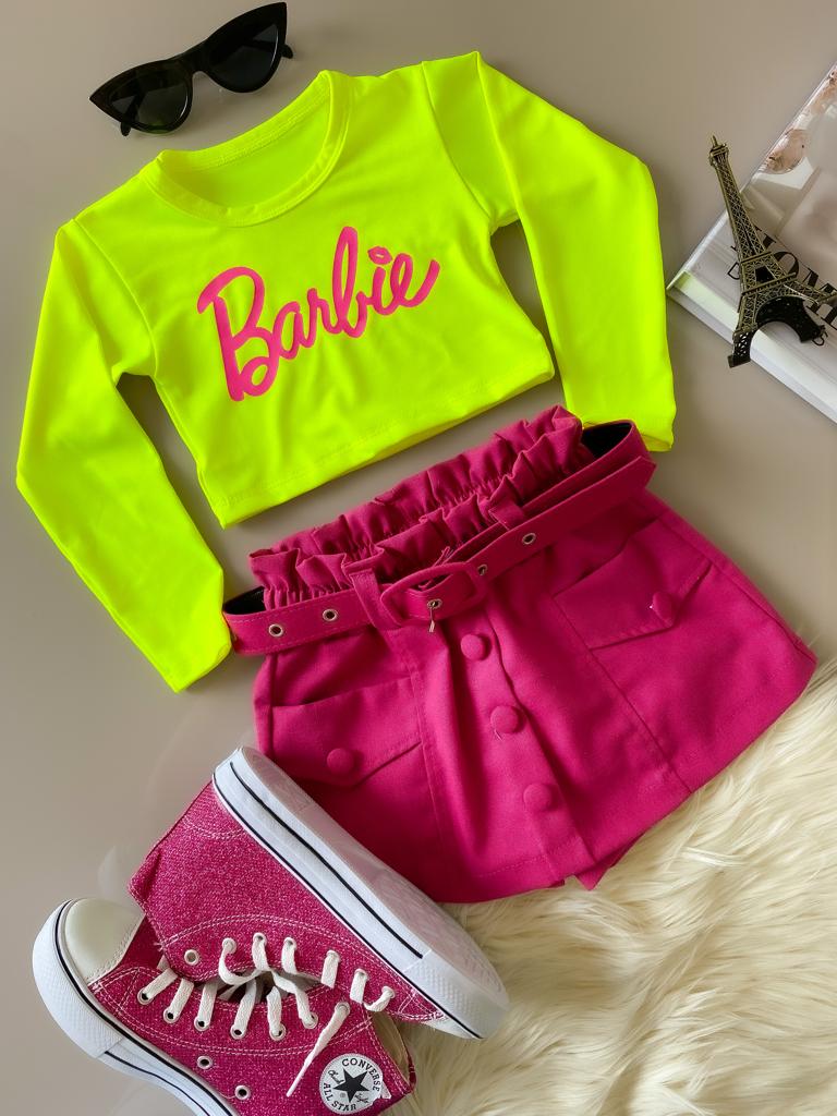 CONJUNTO BARBIE NEON