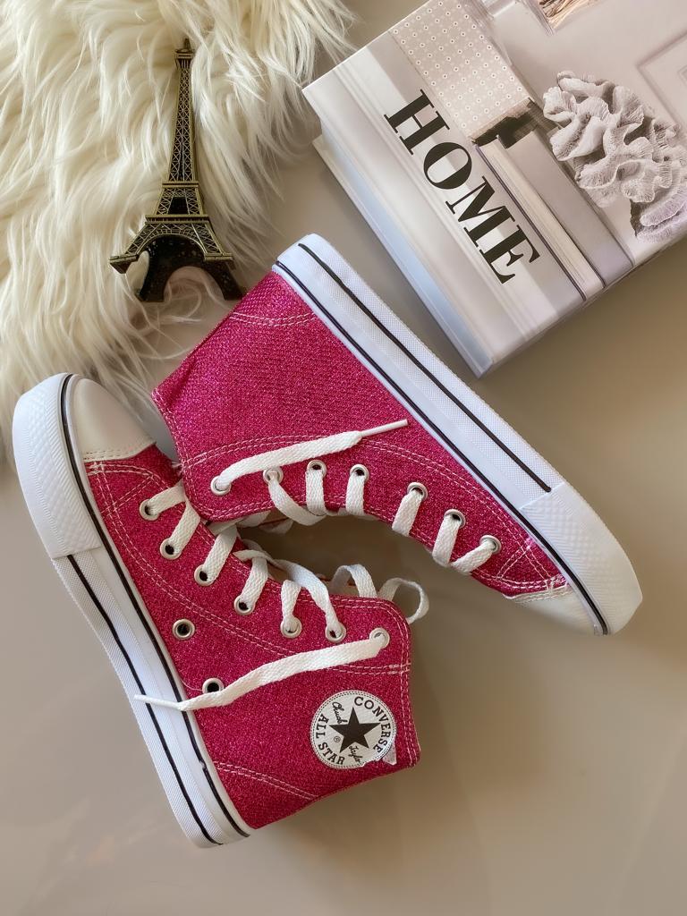 TÊNIS STAR KIDS BRILHOSO  - ROSA PINK