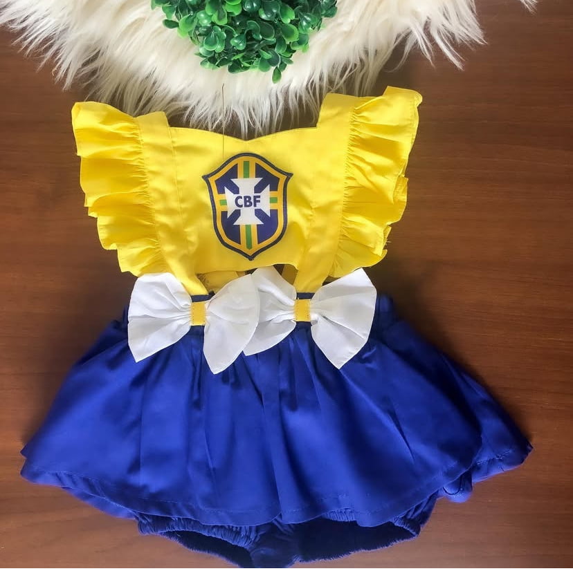 Romper- Vestido Copo Do Brasil FIFA 2026