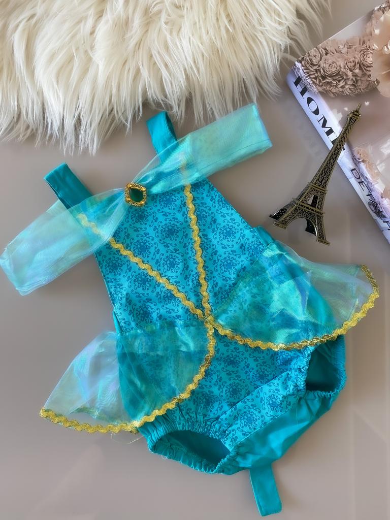 Romper Moana + Colar - TRAKINOS MODA BABY - A Lojinha com os Looks do Amor  da Sua Vida