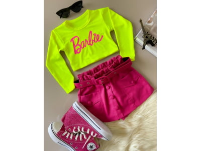 CONJUNTO BARBIE NEON