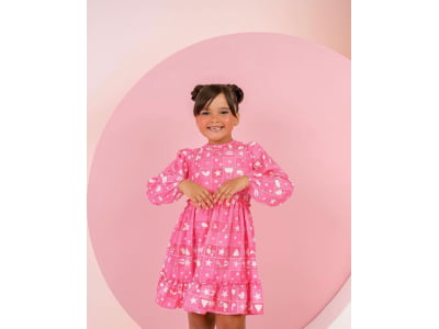 VESTIDO BARBIE SUPER STAR