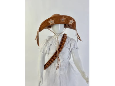 Chapéu + Cartucheira Maria Bonita 