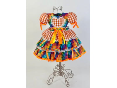 Vestido Caipira Pula fogueira  - Encomenda - Previsão de Envio 15/04 
