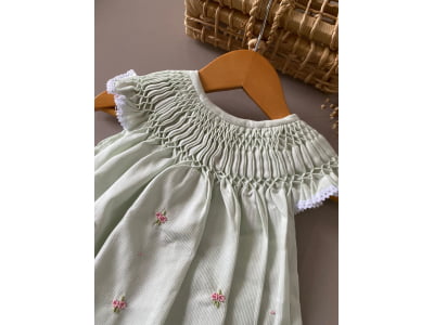 VESTIDO CASINHA DE ABELHA VERDE AGUA