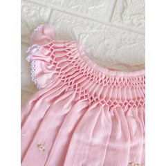 VESTIDO CASINHA DE ABELHA com Calcinha -  ROSA BEBE