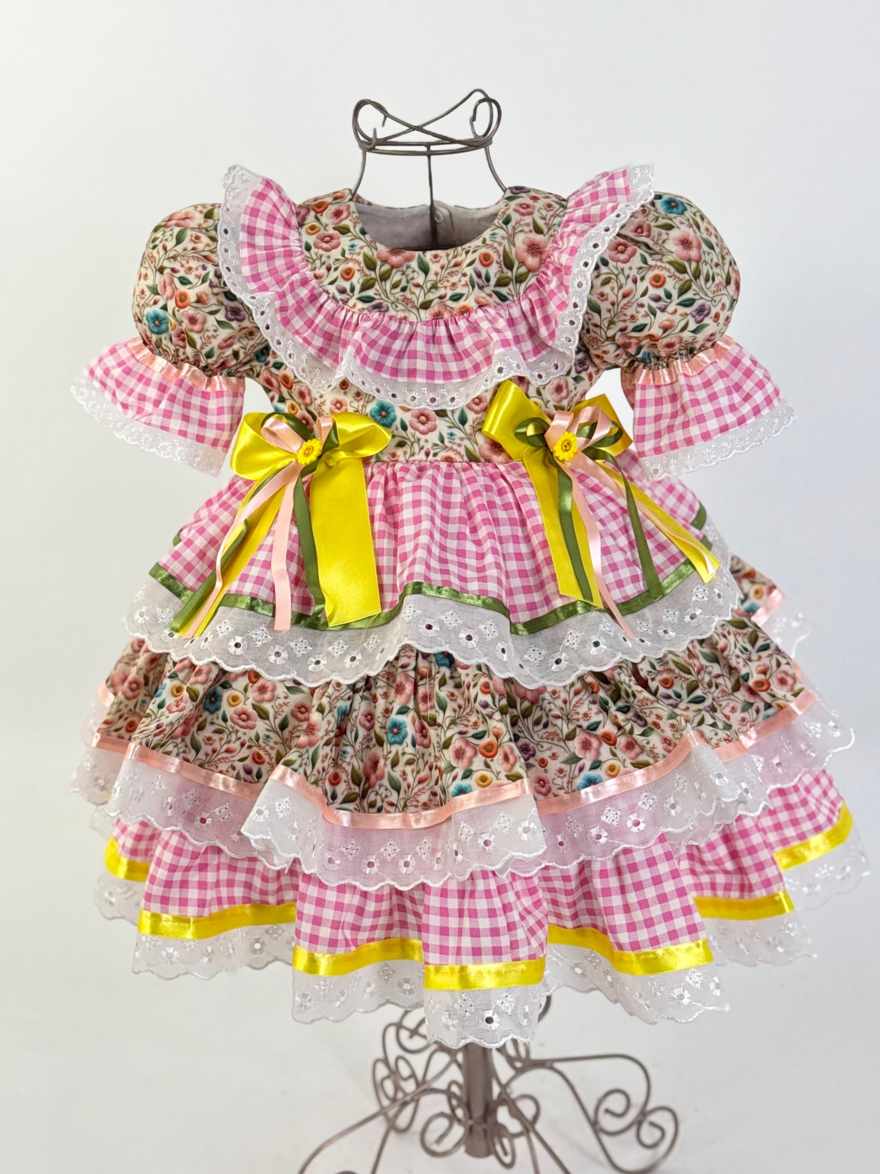 Vestido Caipira Alegria do Sertão  - Encomenda - Previsão de Envio 15/04