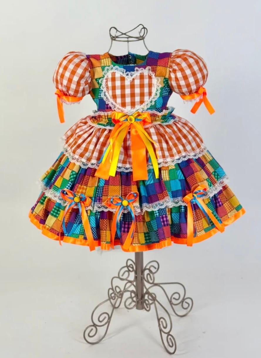 Vestido Caipira Pula fogueira  - Encomenda - Previsão de Envio 15/04 